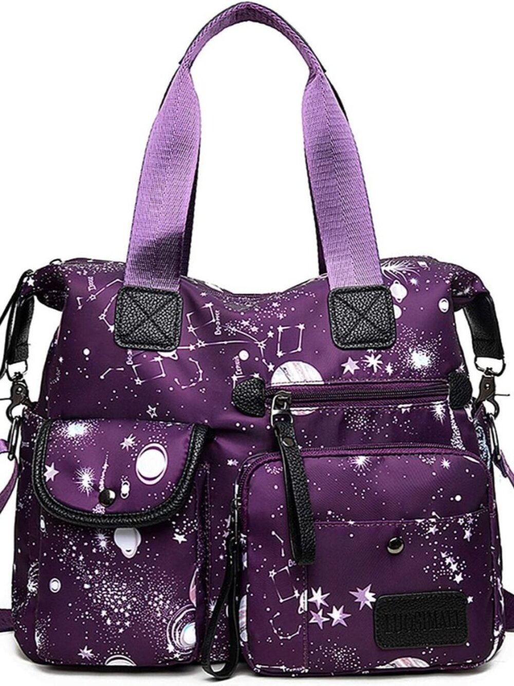 Tote Bag for Women,Multi Pockets Shoulder Handbag,Nurse Bag for Work,Large Cross